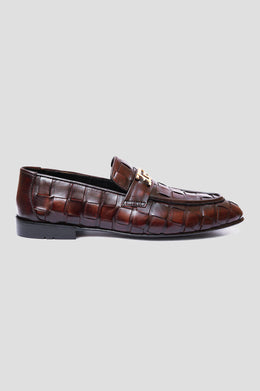 Woven Buckle Loafer