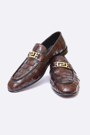 Woven Buckle Loafer