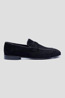 Black Suede Loafer