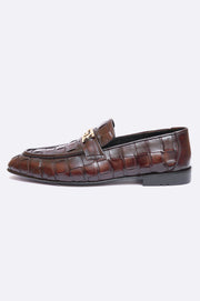 Woven Buckle Loafer