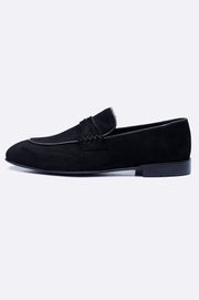Black Suede Loafer