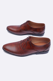 The Roma Plain-Toe Derby