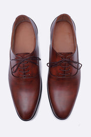 The Roma Plain-Toe Derby