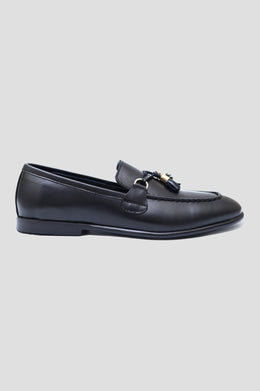 Portofino Black Tassel Loafer